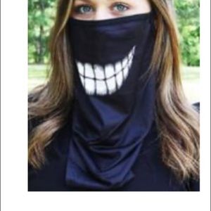 New! Cheshire cat neck gaiter w/ear loops